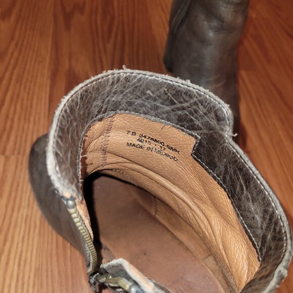 Frye distressed grey bootied - Picture 2 of 3